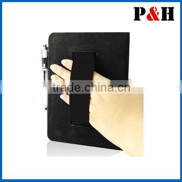 Most popular high quality manufacturer leather case with hand strap for kindle paperwhite