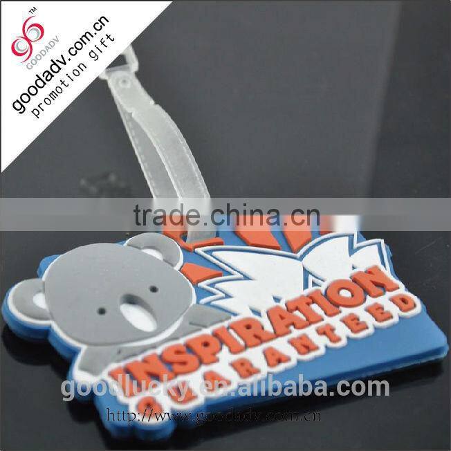 Plastic or PVC luggage tag name tag/custom travel 2014 colors to choose from