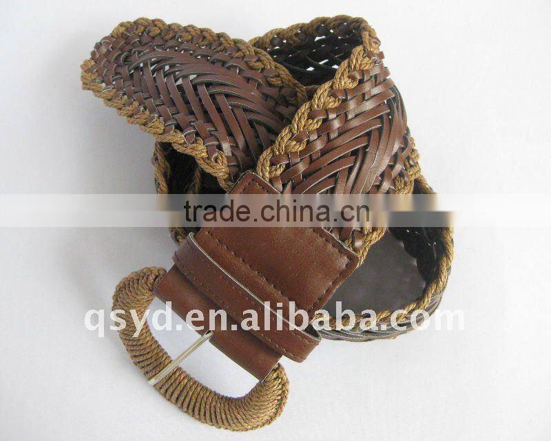 2016 fashion women braided leather cord