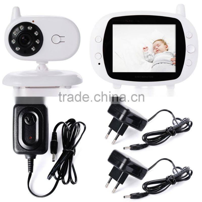 2 Way Talk 3.5" Color Video Baby Monitor Wireless Safety Camera Temperature Monitor Baby Monitor Night Vision