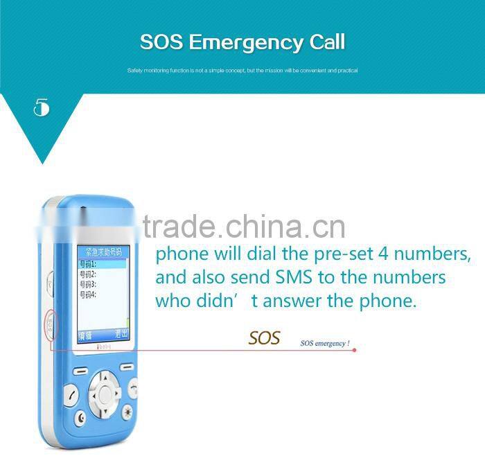 GPS Positioning Mobile emergency phone sos elderly