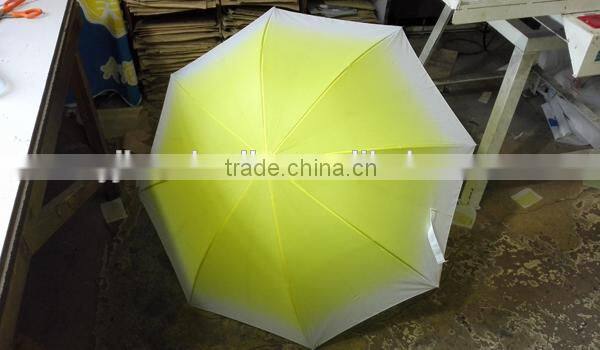 Long Umbrella for Rain and Sun, Color Changing Rain Umbrella