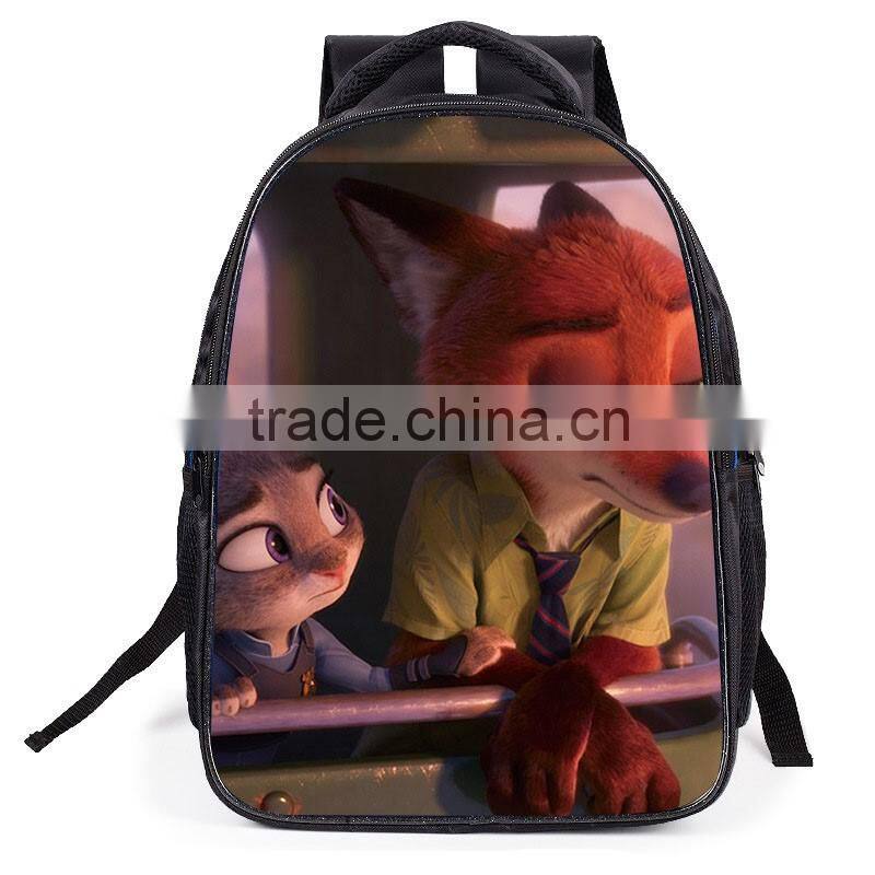 Enrich new model cartoon design child school bag