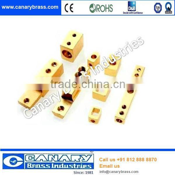 Brass Electrical Terminals, fuse component, cut-off terminal, pcb terminal