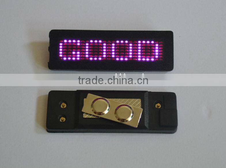 Mini LED name board, LED name badge