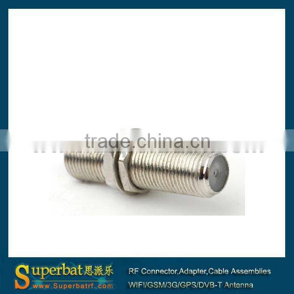 F adapter F Jack to Jack bulkhead male pigtail adapter