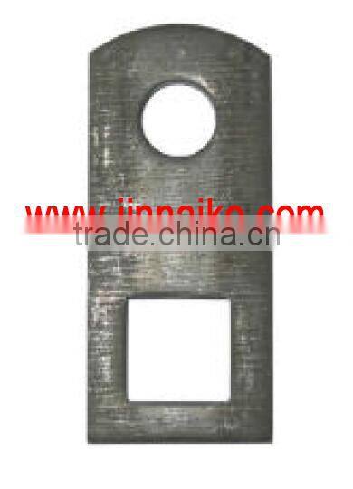 self-color Q235 farm post plate Plain Steel Base Plates