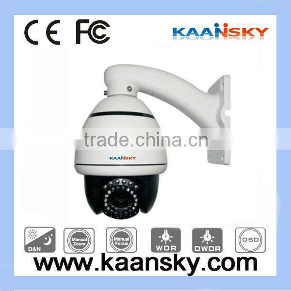 900TVL Indor IR Mini PTZ Camera 4" Small Size Speed Dome Camera 36PCs*F6 30M IR Distance