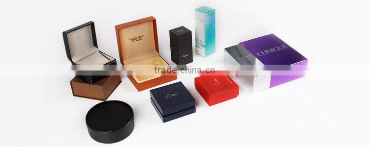 high-end clamshell presentation box with hinge