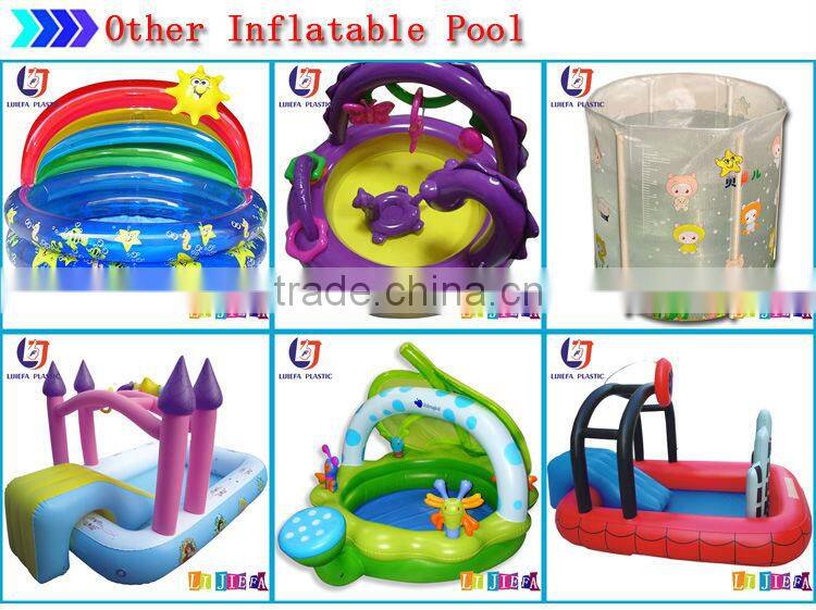 Five Tubes Rainbow PVC Inflatable Kids Swimming Pool