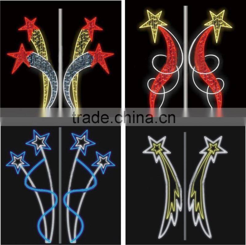 pole light decorative led street light christmas
