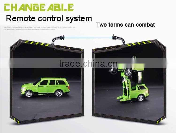 hotsale RC Electric rc amphibious car for kids with remote control fighting robot transform toys