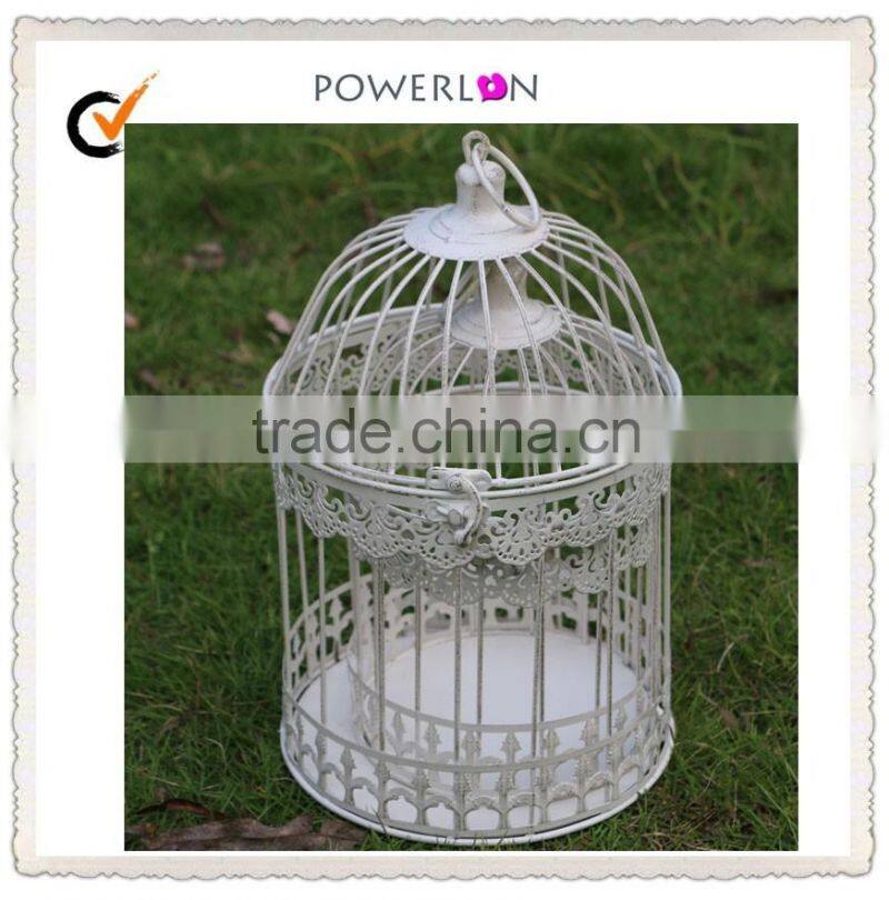 Handmade Elegant Round Wire Mesh Bird Cage