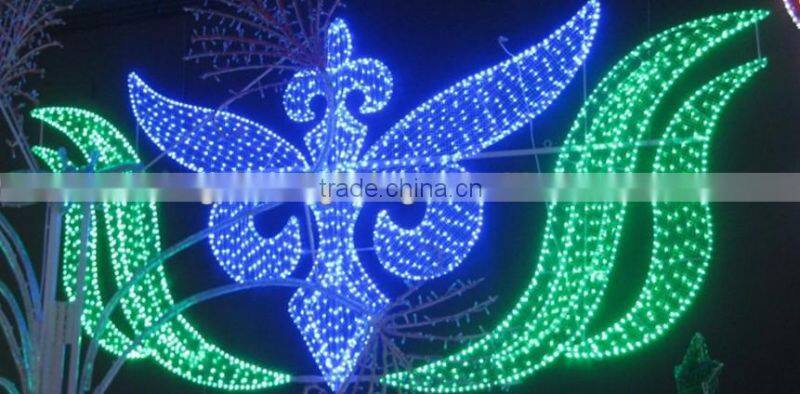 Hot Ce Waterproof Christmas Rope Light Motif Decorative Outdoor Hanging Led Motif Light Ip44 Made In China