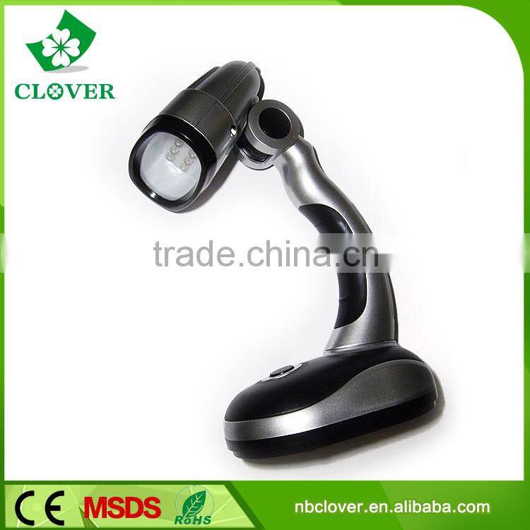 2015 high quality for book reading adjustable 12 LED desk lamp