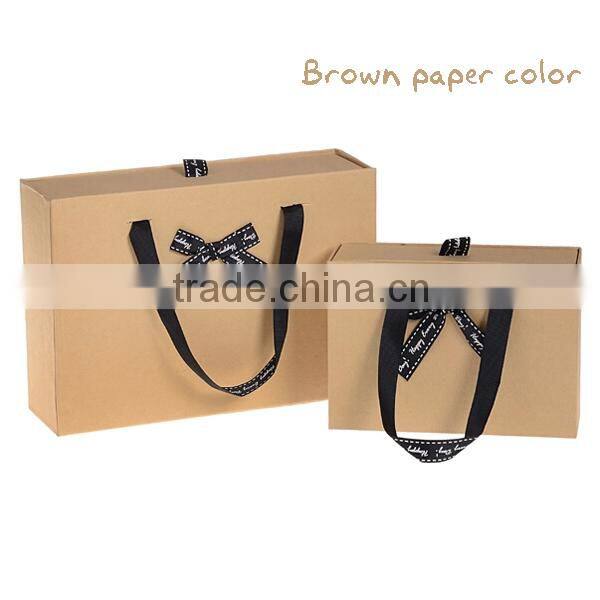Fashionable Brown Paper Paper Gift Box