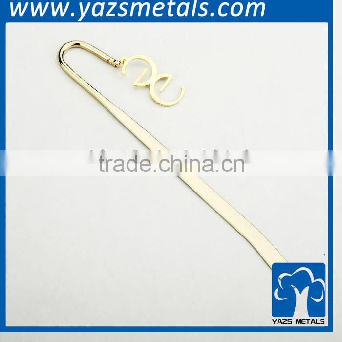 gold plating metal custom etched bookmark