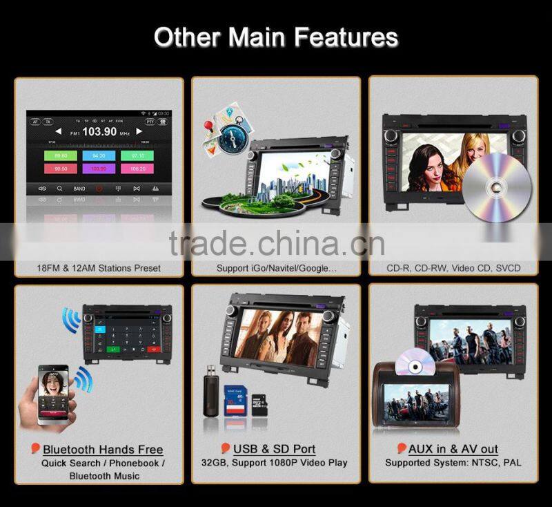 Newest Ownice quad core android 4.4 car Radio for Great Wall Haval H3 H5 2010-2013 with usb sd slot