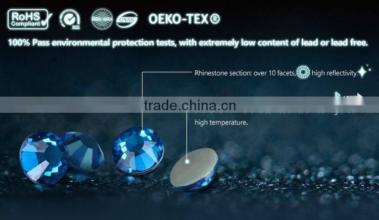 Top Class Lead Free Epxoy Fashion Heat Transfers Strass Motif