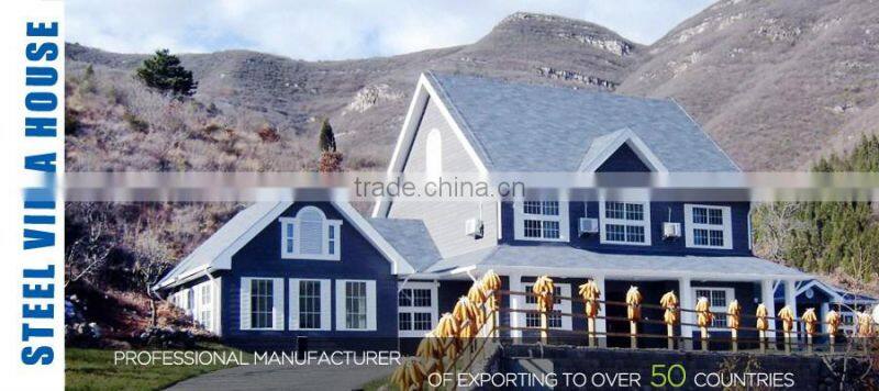 ISO standard light steel frame house villa design