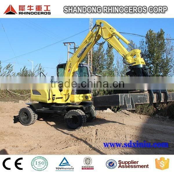 excavator machine with spare parts,new wheel excavator