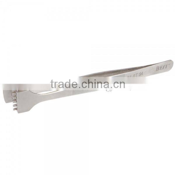 BEST-91-6T SA 302 Stainless Steel High Rigidity Wafer Tweezers Best Tweezers