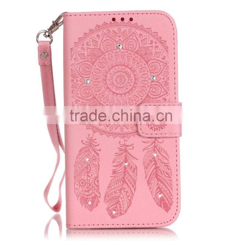 Express wallet cases smartphones with diamond for samsung mobile phones j7 prime