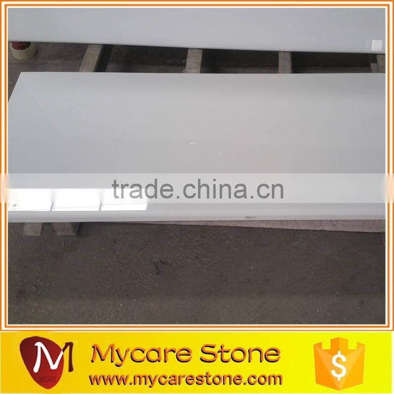 Wholesales pure white micro crystal nanoglass stone countertop