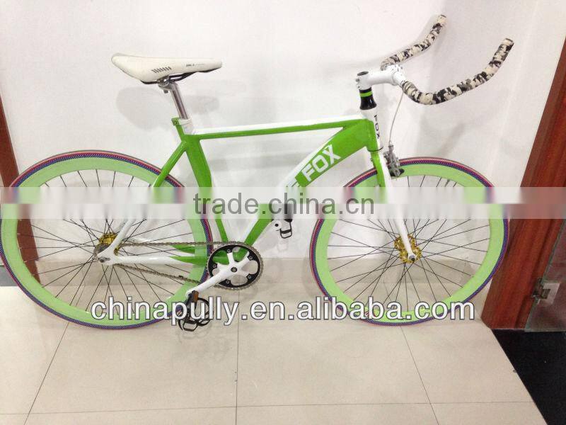 2014 high-quality colorful Wholesale oem race Fixed Gear road bicicleta 700C road bike/bicycle