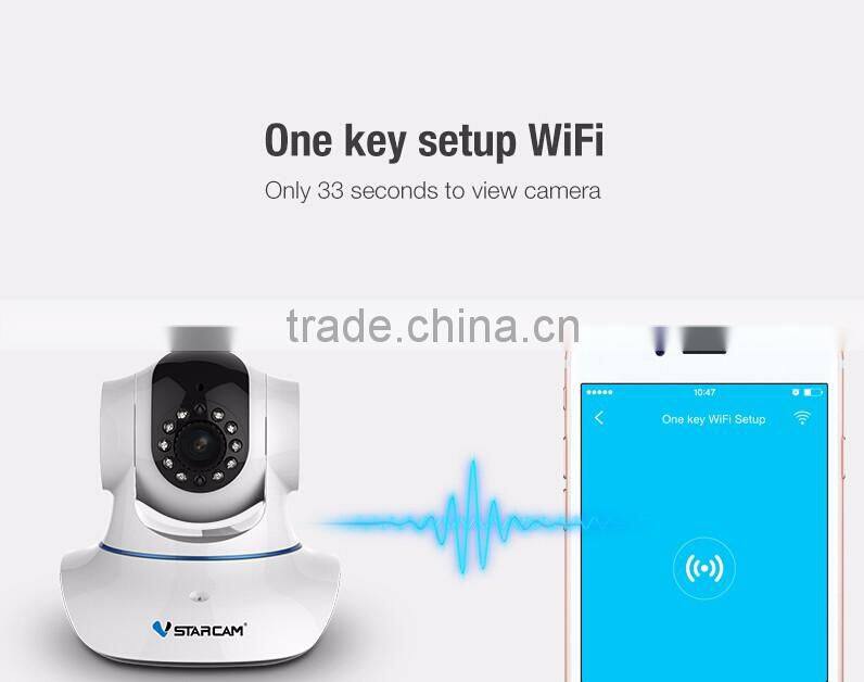Trade Assurance Supplier HD h.264 cmos pan tilt IR with infrared cctv camera p2p 720p ir wifi onvif wireless remote control came