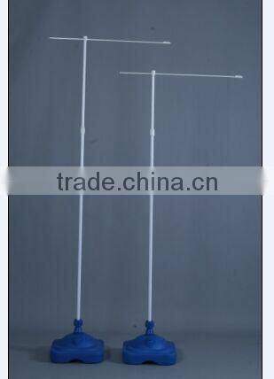 Outdoor flying flag banner stand with water tank base, 3 M flag display stand.