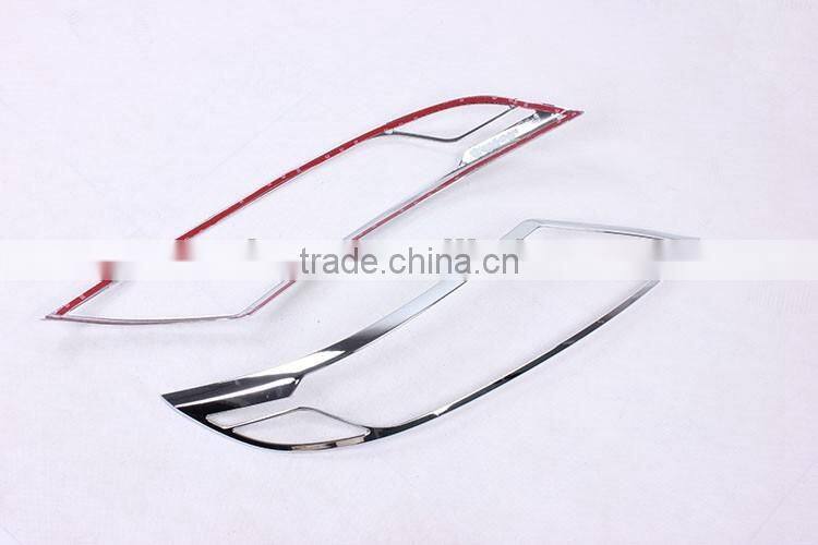 ABS Chrome Head Light Lamp Cover Trim 2 Pcs For Sorento Car 2013 Accessories