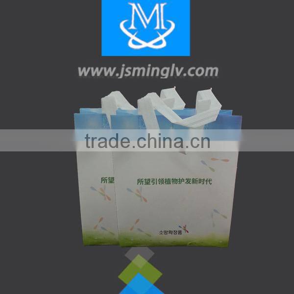 2016 TOP sale ultrasonically welded tote handle bag