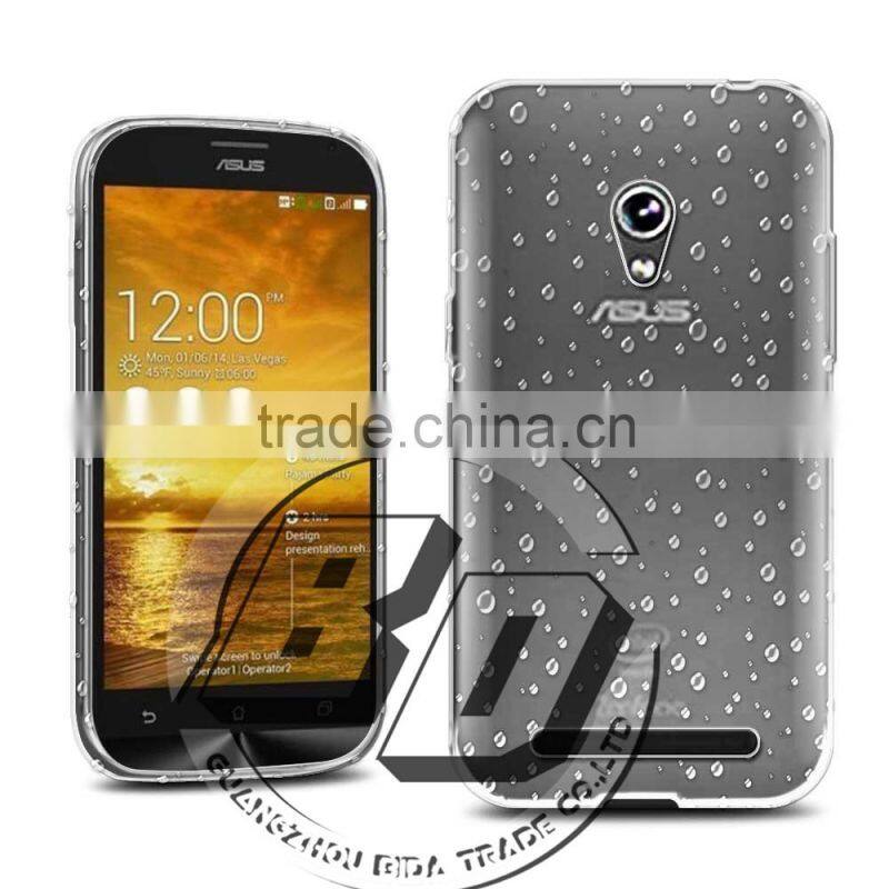 Newest Stylish 3D Raindrops Gradient Color Style Transparent Hard PC Case For ASUS Zenfone 5 Lite mobile phone case cover