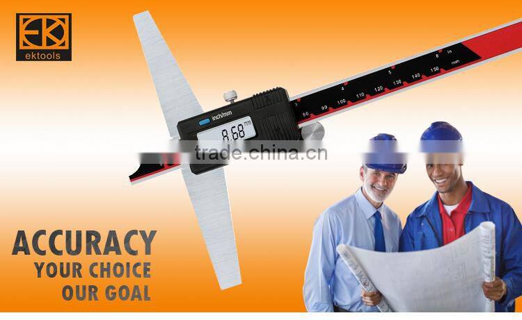 Stainless Steel Big LCD Electronic Depth Gauge