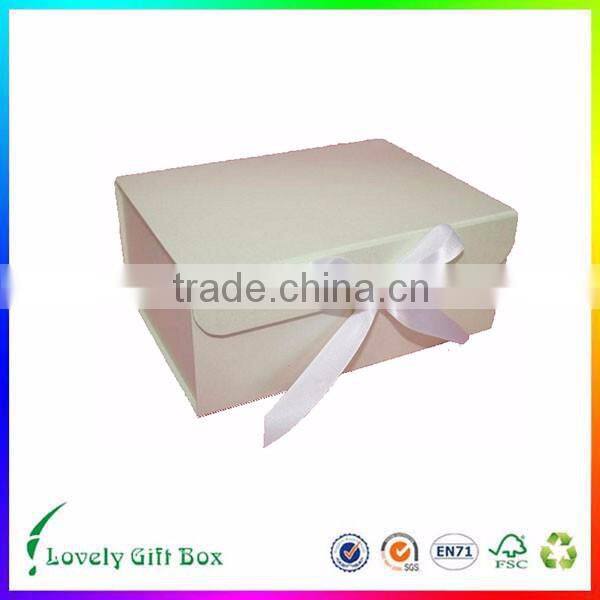 Luxury Novel Custom Logo Wedding Dress Folding Box
