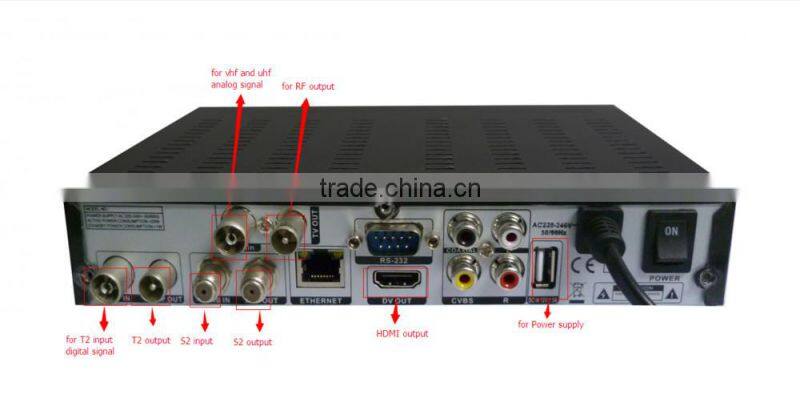 v8 combo hd satellite internet receiver DVB-S2/T2 mpeg4 iptv set top box with cccam cline Biss Key Youtube