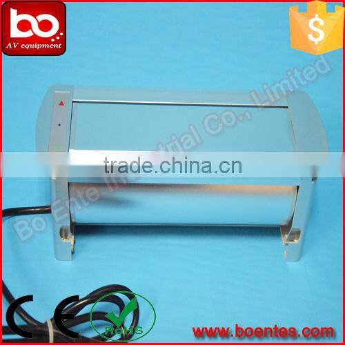 Conference Table Socket for Aluminum Silver Desktop Manual Rotating Power Socket with Switch