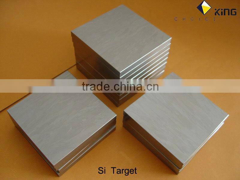 Silicon metal Si target Silicon targets Si 99.999%