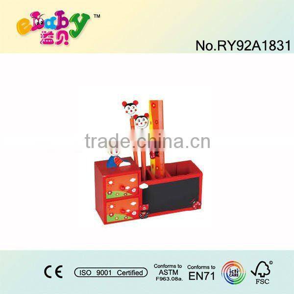 wooden stationery set