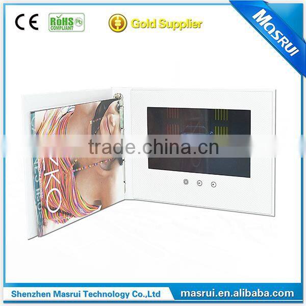 Slim Design Invitation Card Design LCD Video Greeting Card