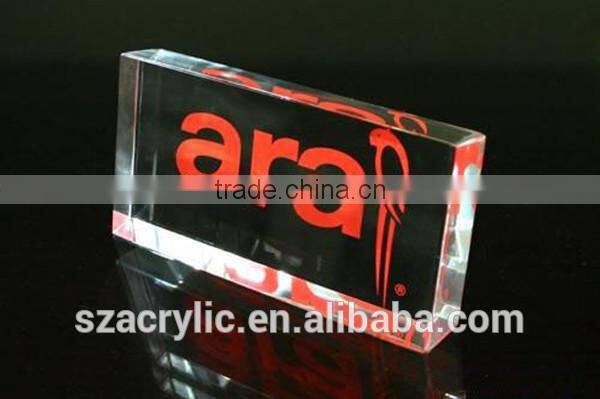 acrylic letter block