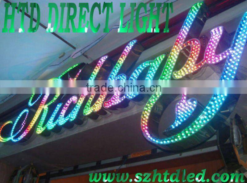 ball shape 3pcs of 5050 RGB shopfront signage led pixel piont light with waterproof IP65