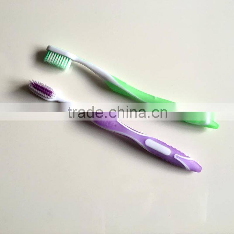 Hot selling toothbrush for adult , adult toothbrush with gum massage, tooth brushes
