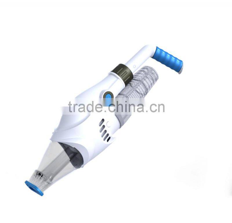 AQUA JACK 2016 Poolstar electric pool suction brush with patents battery powered pool cleaner