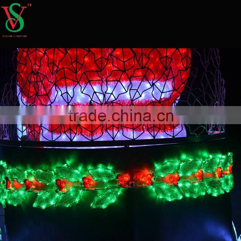 LED Acrylic Reindeer Sleigh
