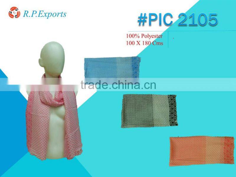 NEW fancy 100% printed polyester scarfs