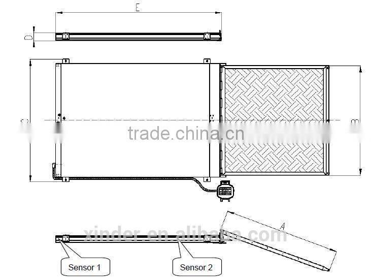 EWR-L Electric Aluminum Ramps Sale for Disabled and Old