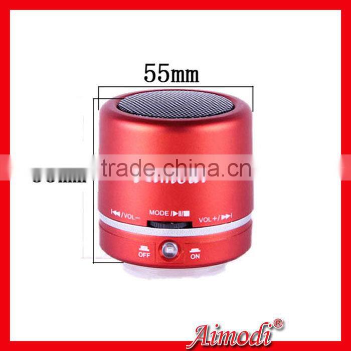 new products factory mini card speaker with FM,TF card