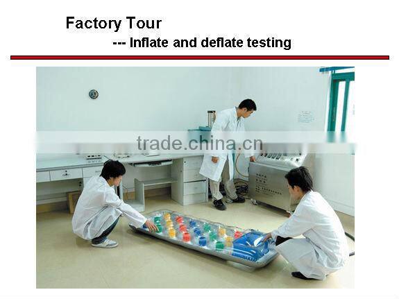Classic design air bed with transparent structrue